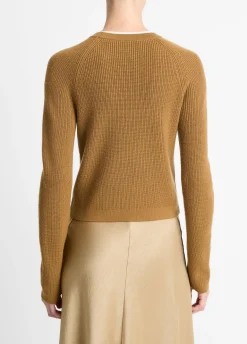 Wool-Cashmere Double-Neck Sweater